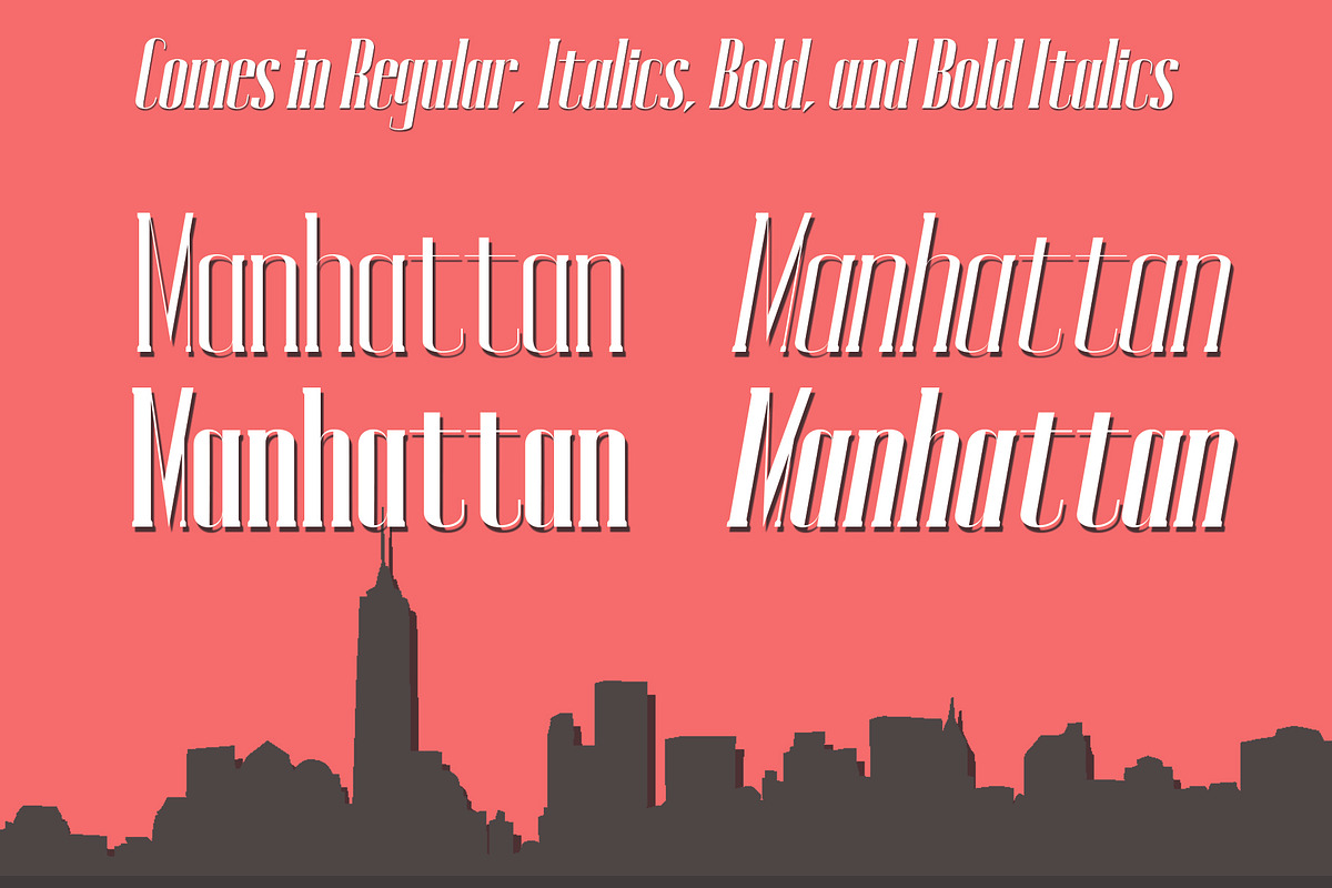 MANHATTAN: A New York Typeface in Serif Fonts - product preview 8