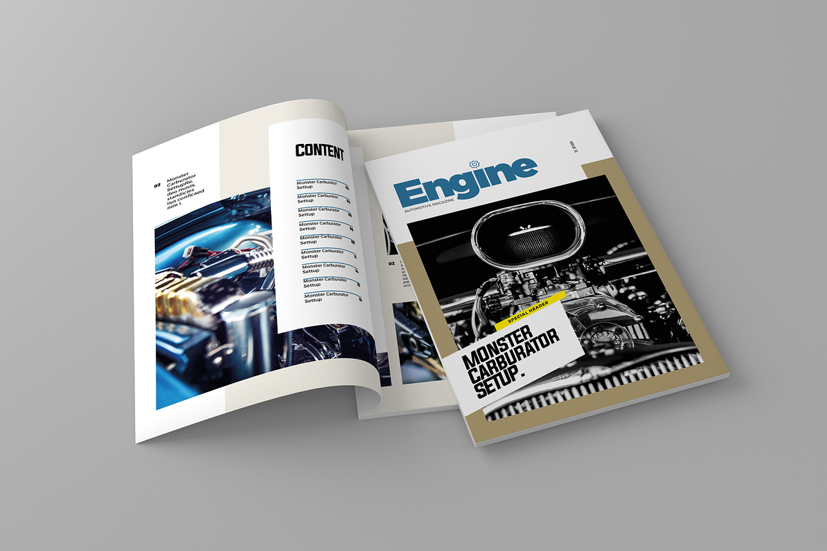Engine - Magazine Template in Magazine Templates - product preview 8