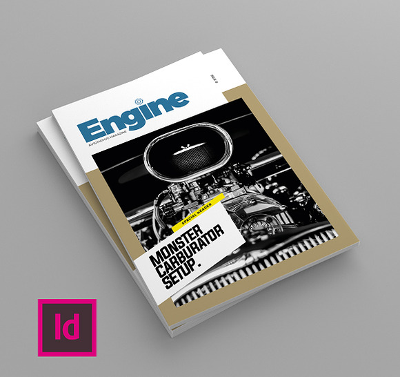 Engine - Magazine Template in Magazine Templates - product preview 1