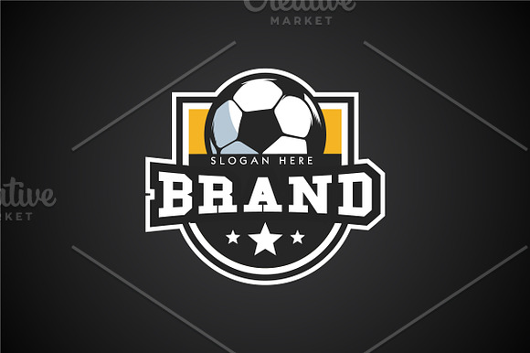 Football Soccer Logo in Logo Templates - product preview 1