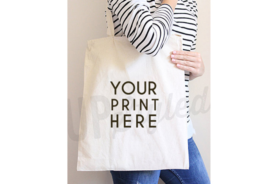 A168 Canvas Tote Bag Mock Up in Product Mockups - product preview 8