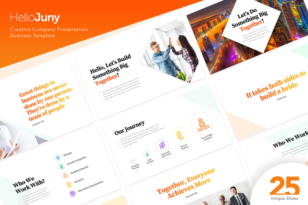 HelloJuny - Creative PowerPoint in PowerPoint Templates - product preview 8