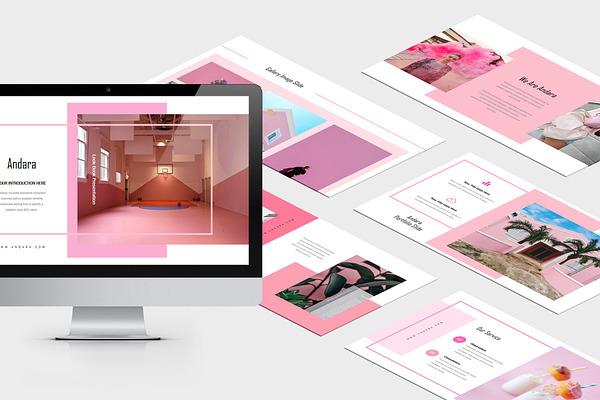 Andara : Pink Lookbook Powerpoint