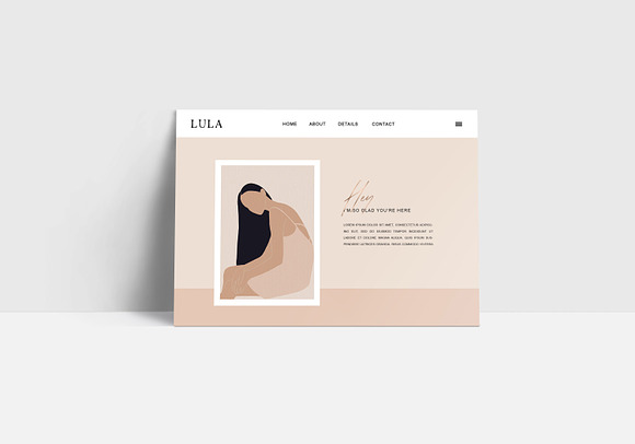 Lula Abstract Nude Prints in Illustrations - product preview 1