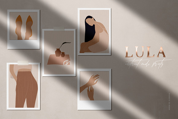 Lula Abstract Nude Prints in Illustrations - product preview 11