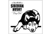 Siberian Husky - vector illustration