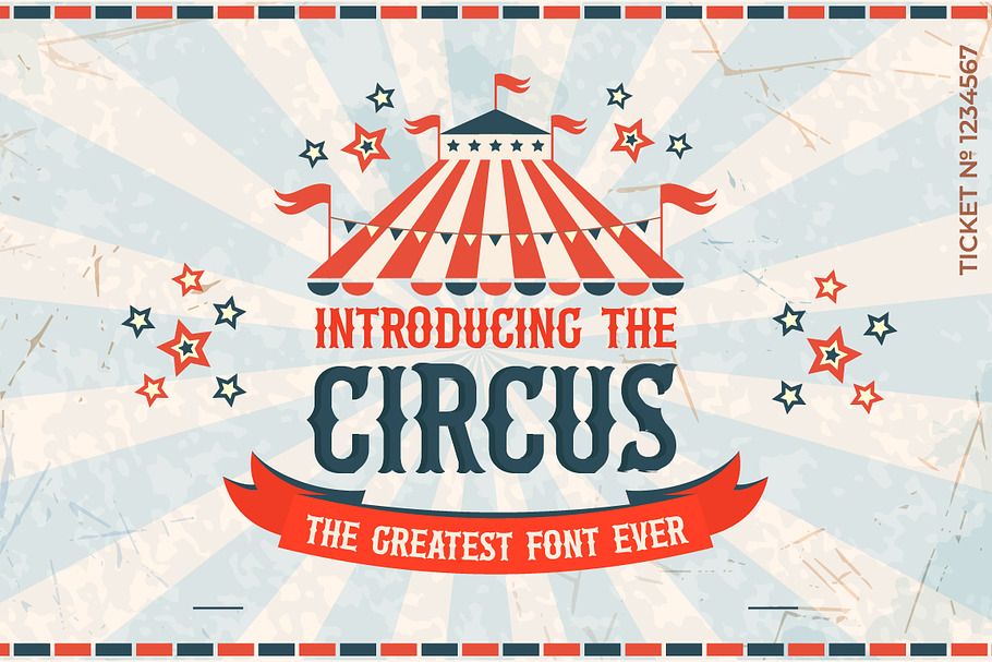 The Circus Font in Circus Fonts - product preview 8