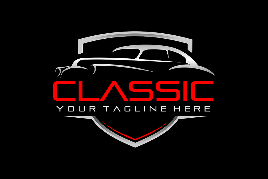 Classic Car Logo Creative Logo Templates Creative Market
