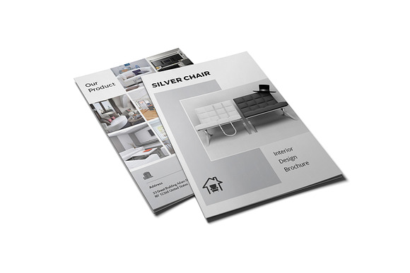 Interior Design Bifold Brochure in Brochure Templates - product preview 5