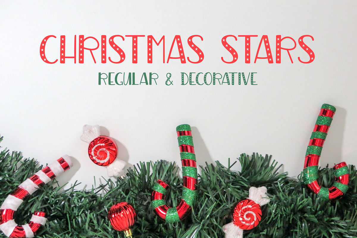 Christmas Stars in Christmas Fonts - product preview 8