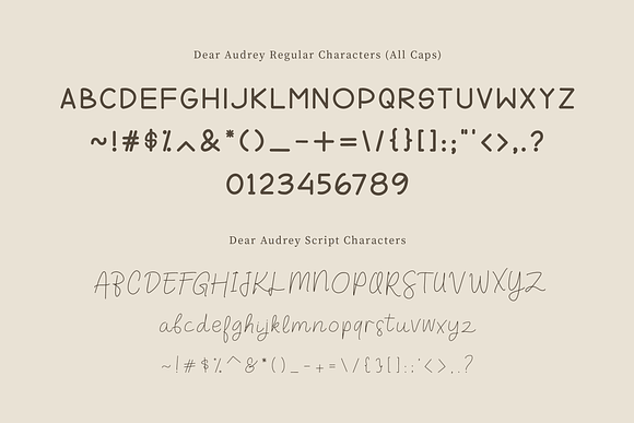 Dear Audrey - Font Duo in Script Fonts - product preview 9
