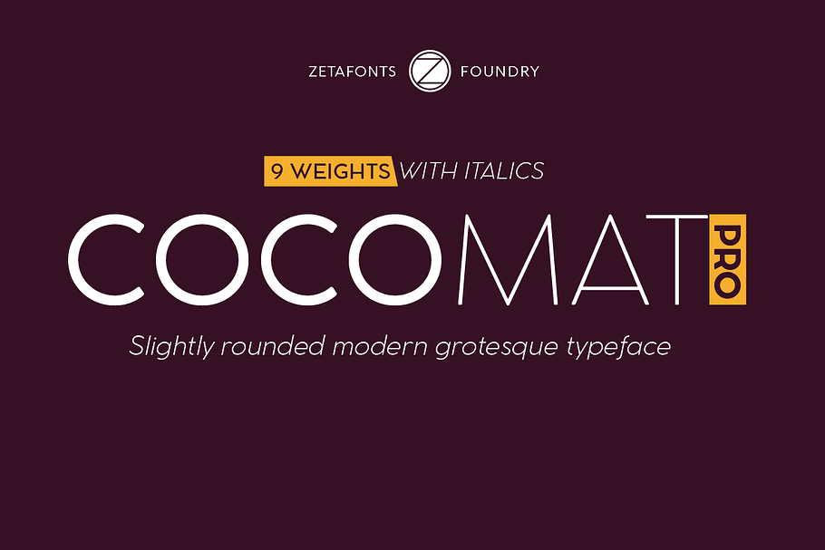 Cocomat Pro - 18 fonts