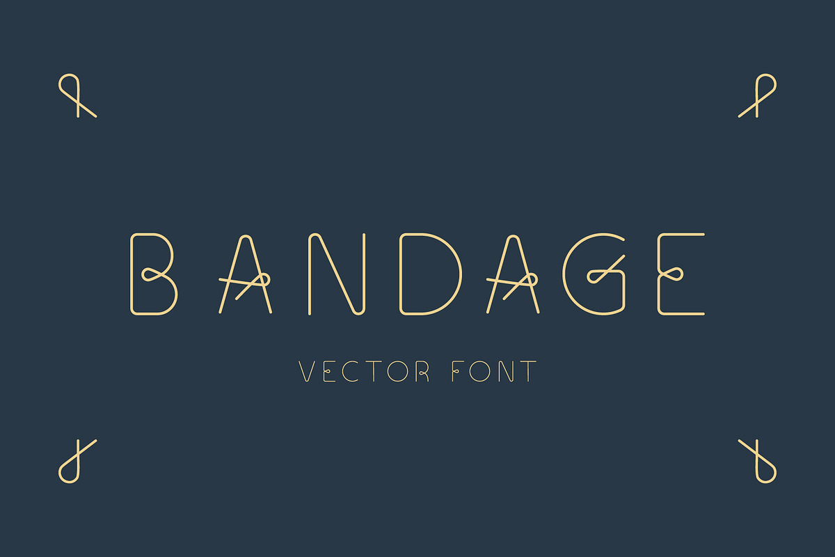 Vector Font. Bandage in Symbol Fonts - product preview 8