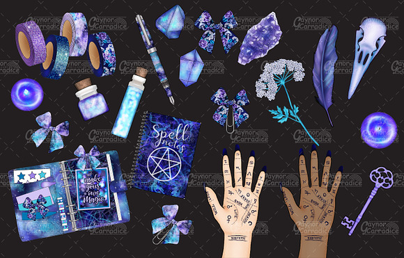 Witchcraft - halloween clipart 2 in Illustrations - product preview 1