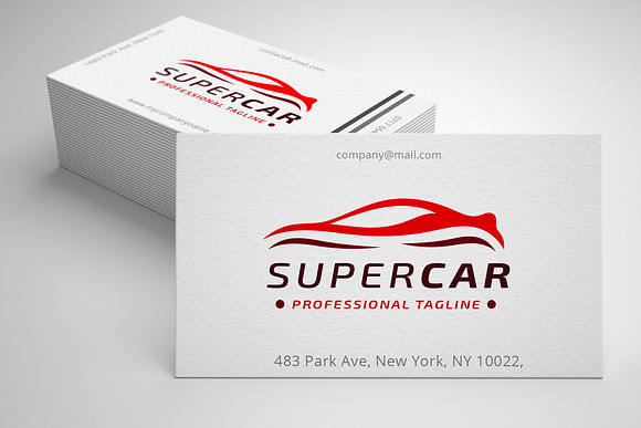 Super Car Logo in Logo Templates - product preview 1