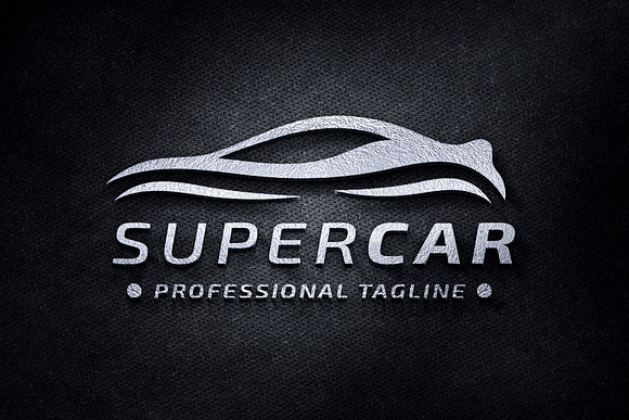 Super Car Logo in Logo Templates - product preview 2