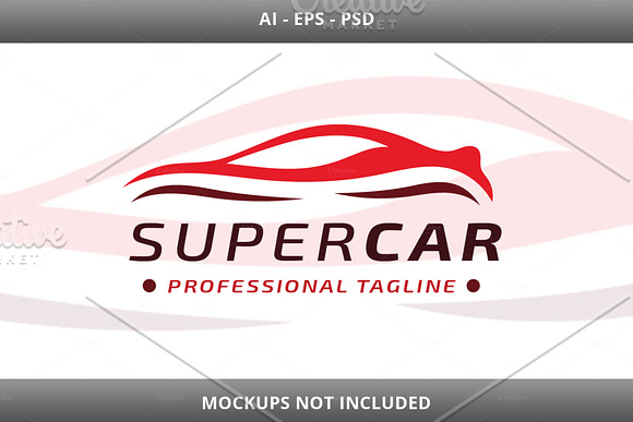Super Car Logo in Logo Templates - product preview 5