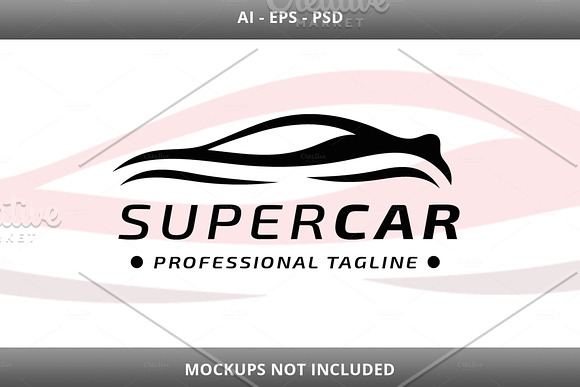 Super Car Logo in Logo Templates - product preview 6