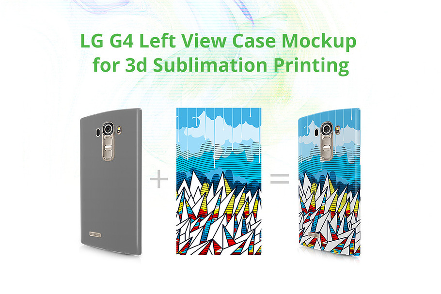 LG G4 3d Case Design Mock-up in Product Mockups - product preview 8