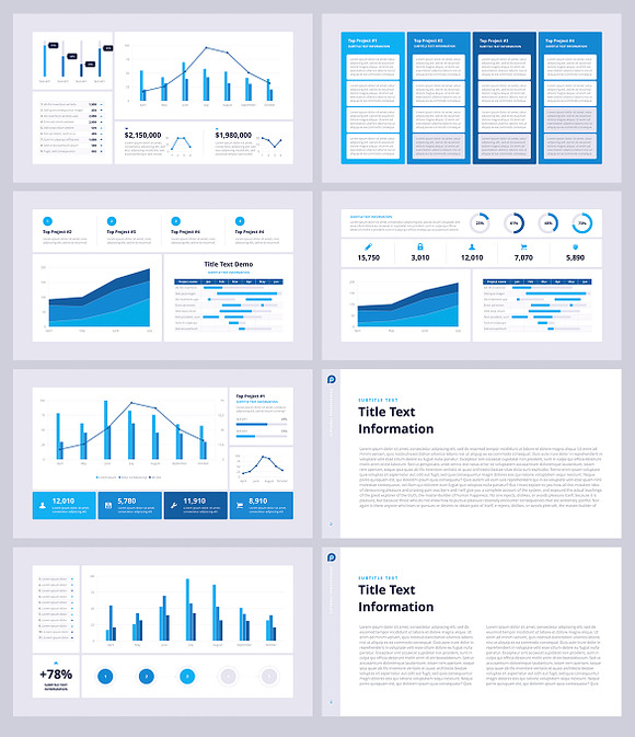 Project Dashboards 2.0 for Keynote in Keynote Templates - product preview 1
