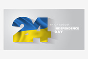 Ukraine independence day vector
