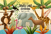 Jungle Land Illustration