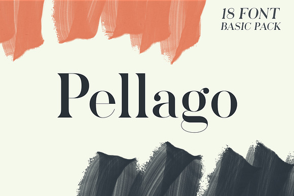 Pellago Basic — Classic Serif Family in Serif Fonts - product preview 1
