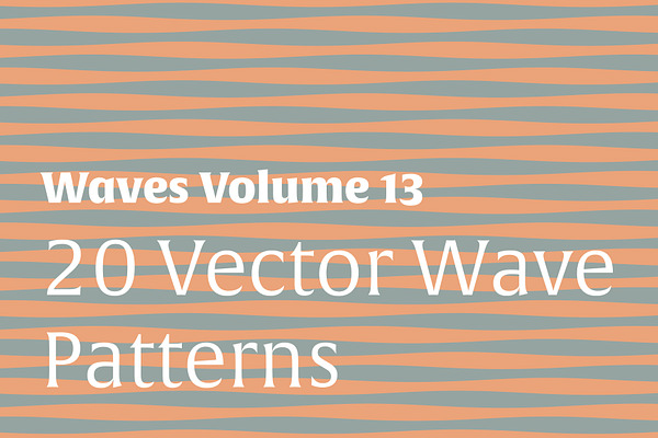 Waves Vol. 13 | 20 Vector Patterns