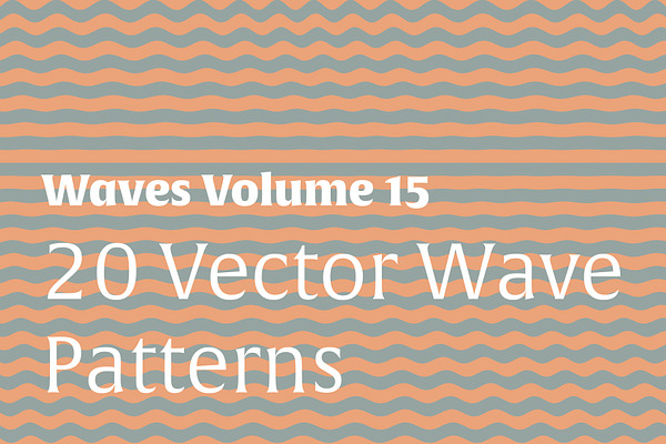 Waves Vol. 15 | 20 Vector Patterns