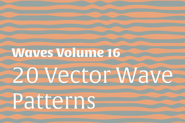 Waves Vol. 16 | 20 Vector Patterns