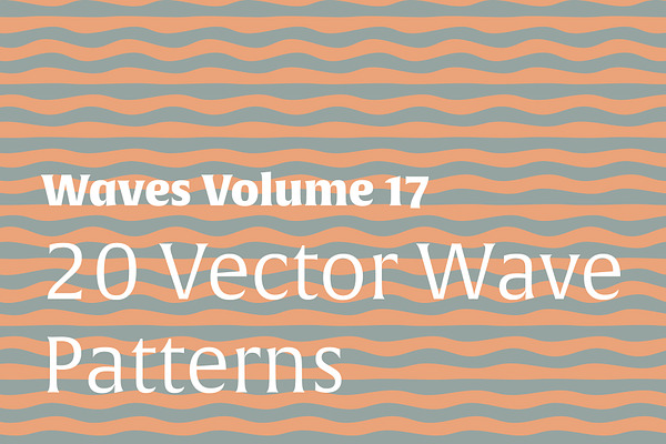Waves Vol. 17 | 20 Vector Patterns