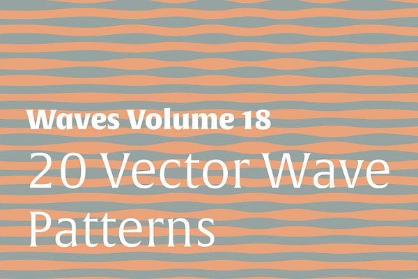Waves Vol. 18 | 20 Vector Patterns
