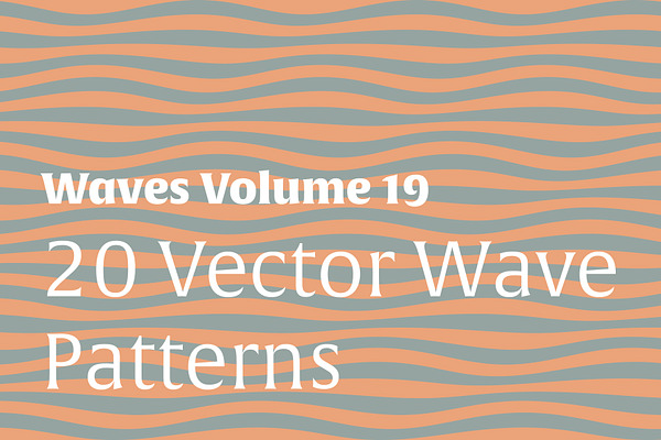 Waves Vol. 19 | 20 Vector Patterns