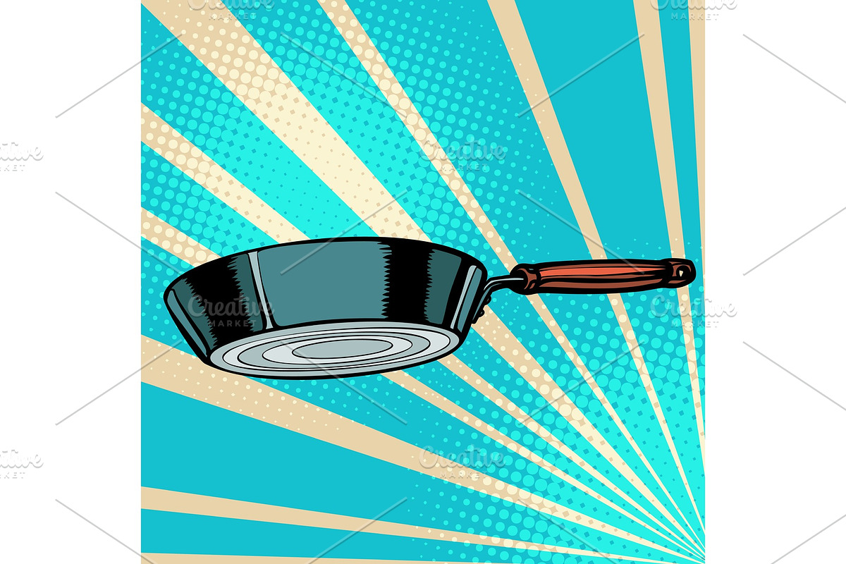 griddle frying pan skillet saucepan in Objects - product preview 8