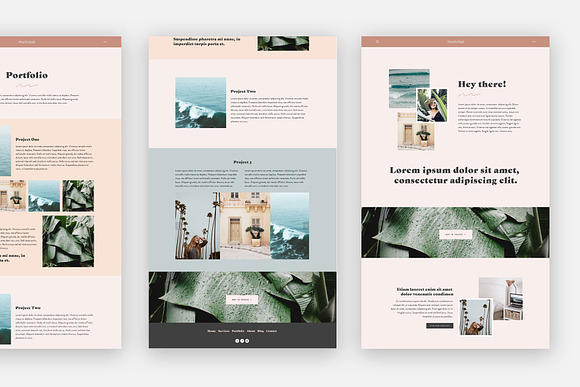Squarespace Template: Minnie in Website Templates - product preview 3