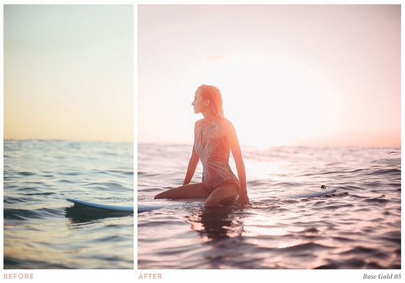 Rose Gold Lightroom Presets in Add-Ons - product preview 5