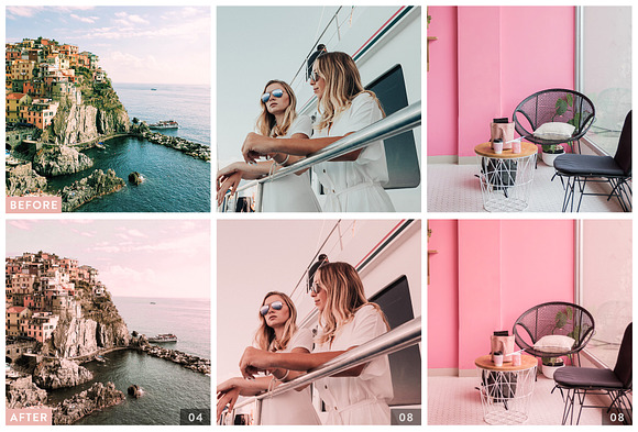 Rose Gold Lightroom Presets in Add-Ons - product preview 8
