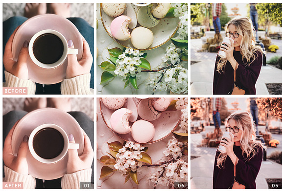 Rose Gold Lightroom Presets in Add-Ons - product preview 10