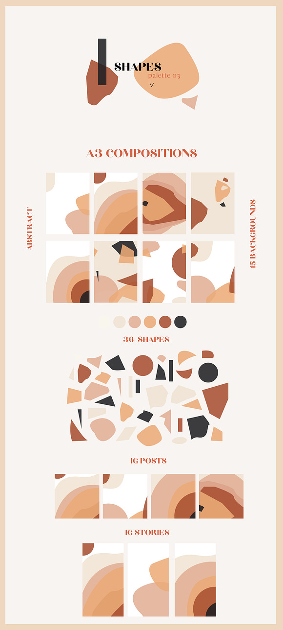 ABSTRACT women prints collection in Illustrations - product preview 8