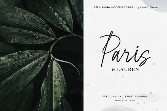 Bellissima - Messy & Modern script in Script Fonts - product preview 2