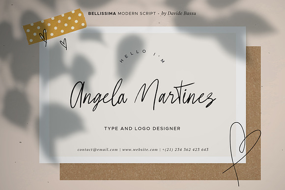 Bellissima - Messy & Modern script in Script Fonts - product preview 7