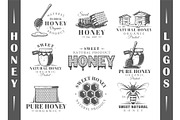 9 Honey Logos Templates Vol.1