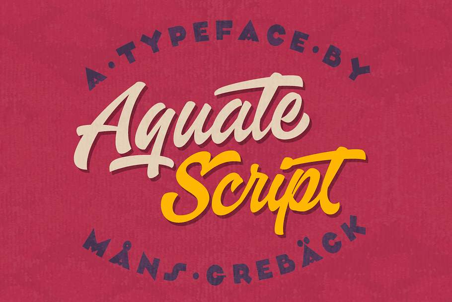 Aquate Script in Script Fonts - product preview 8