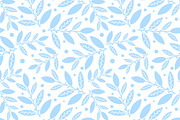 Seamless blue branches