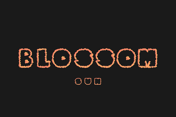 Vector Alphabet. Blossom in Symbol Fonts - product preview 3