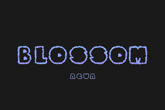 Vector Alphabet. Blossom in Symbol Fonts - product preview 4