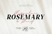 TN Rosemary Font Duo & Graphic