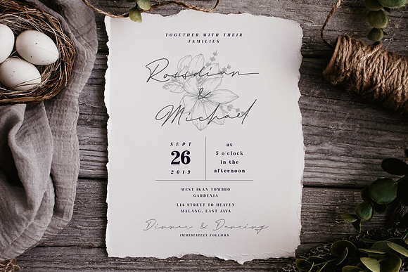 TN Rosemary Font Duo & Graphic in Serif Fonts - product preview 10