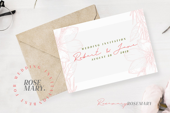 TN Rosemary Font Duo & Graphic in Serif Fonts - product preview 13
