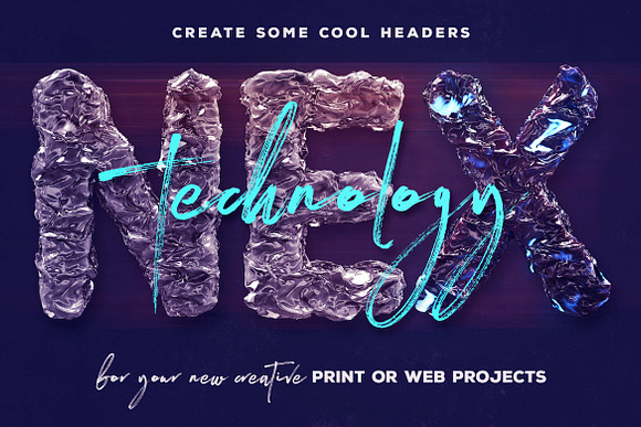 Creased Future – 3D Lettering in Graphics - product preview 3